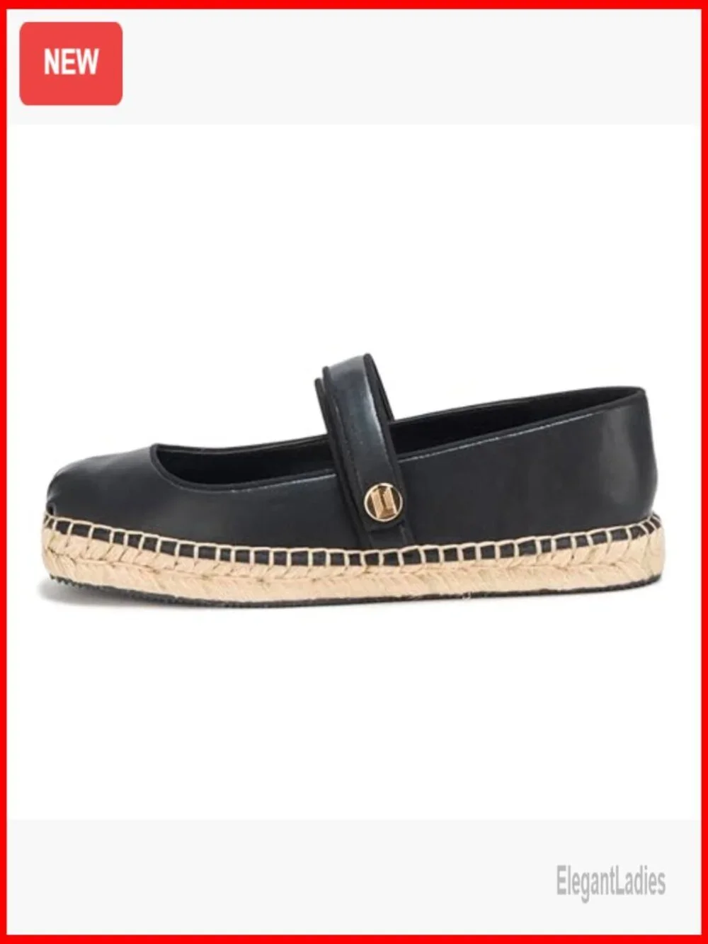 Platform Espadrille Sandals with Cushioned Insole, Mary Jane Style